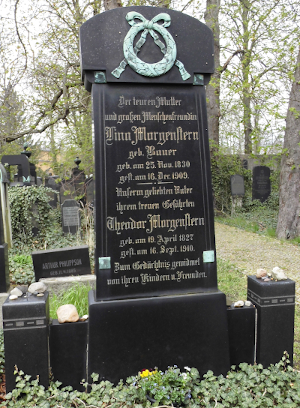 Grabstein von Lina Morgenstern